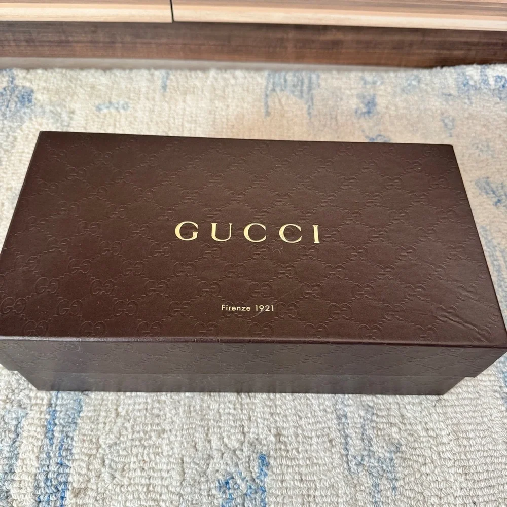NEW Gucci Floral Espadrilles 38.5